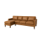 Leather L−Shaped Sectional