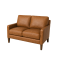 Leather Loveseat